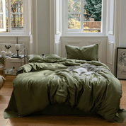 NOMA Lyocell Bettwäsche Set – Salbeigrün – 100% Lyocell, Kühlend & Hypoallergen