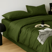 NOMA Lyocell Bettwäsche Set – Salbeigrün – 100% Lyocell, Kühlend & Hypoallergen